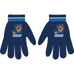 Chłopięce rękawiczki z bohaterem bajki Psi Patrol Granatowy