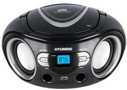 Hyundai TRC 533 AU3BS Czarno-srebrny Radioodtwarzacz CD