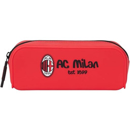 AC Milan - Silikonowy piórnik z zamkiem błyskawicznym,