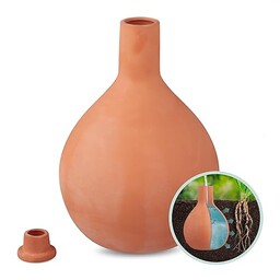 Relaxdays Olla, 3,5 l, glina, nawadnianie blisko korzeni,