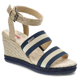 Big Star Beżowe Sandały Stylowe Espadryle Damskie