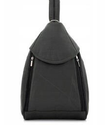 Torebka Plecak 2w1 Skórzany Damski Zielony Oliwkowy Elegancki