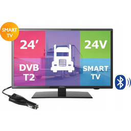 Telewizor Samochodowy Tv Tir 23,8 Fhd 12/24V Smart