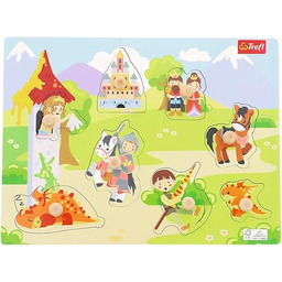 Trefl - Puzzle Knight''s Castle, Wooden Toys -