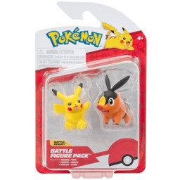JAZWARES Zestaw figurek Pokémon Battle Tepig Pikachu PKW4067