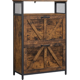 Szafka na buty uchylna z półką rustykalna loftowa