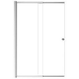 BESCO Parawan nawannowy EASY SLIDE 100x150 dwuskrzydłowy chrom