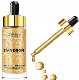 LOreal Złoty Rozświetlacz w Płynie Star Drops