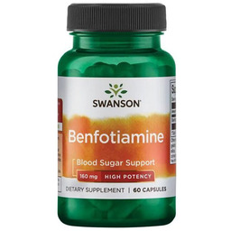 Swanson Health Products, Witamina B-1 Benfotiamina 160 mg
