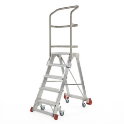 Drabina magazynowa FARAONE 5-stopniowa CM 5PR- 3,23 m