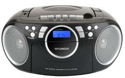 Hyundai TRC 788 AU3BS Czarno-srebrny Radiomagnetofon CD