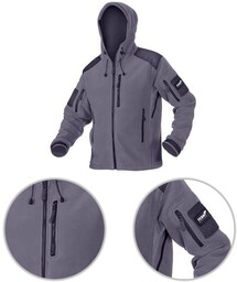 Texar Bluza sportowa Polar sportowyowa Husky Szary -