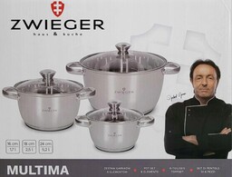 Zestaw garnków najwyższa jakości stali nierdzewnej Zwieger Multima