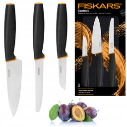 Fiskars Control+ Zestaw 3 noży Favourite Set