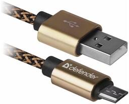 Defender USB AM-MICRO BM 1.0m 2.1A Złoty