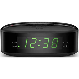 Radiobudzik radio Tuner Fm Led podwójny alarm Philips