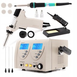 Stacja Lutownicza Rozlutownicza Do Cyny Odsysacz 2w1 Regulowana