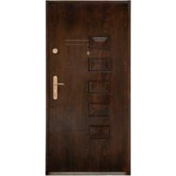 Drzwi zewnętrzne Sergos Orzech 80P