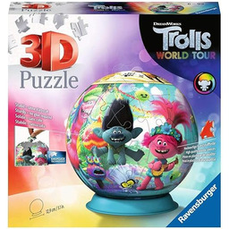 Ravensburger 3D Puzzle 11169 - Puzzle-Ball Trolls World