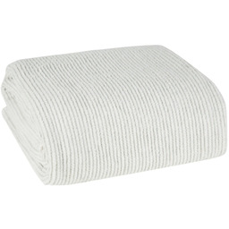 Koc 180 x 220 Design Bawełniano-Akrylowy Amber Kremowy