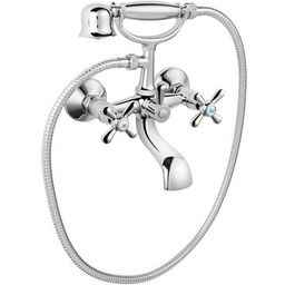 Bateria wannowa RETRO NEW chrom