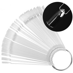 Wzornik próbnik wachlarz na kole do żeli lakierów