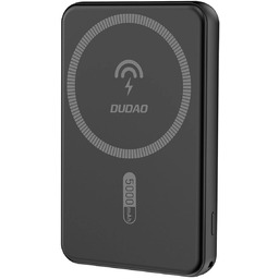 Powerbank 5000mAh magnetyczny z ładowarką indukcyjną MagSafe czarny