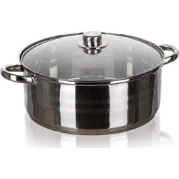 Garnek niski stal nierdzewna 8,4 l 30 cm