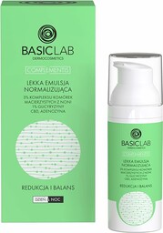 BasicLab Dermocosmetics Lekka, normalizująca emulsja do skóry tłustej