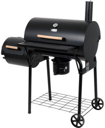 Lund GRILL WĘGLOWY Z WĘDZARNIĄ XXL, RUSZT 64X37CM