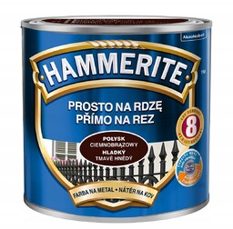 Hammerite Farba Na Rdzę Ciemnobrązowy 2.5L Połysk
