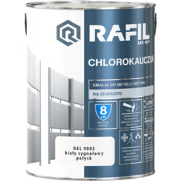 Emalia chlorokauczukowa biały 5 l RAFIL