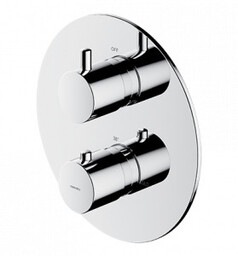 OMNIRES Y1236RO CR Termostatyczna bateria prysznicowo-wannowa podtynkowa, element