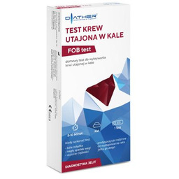 DIATHER domowy kasetkowy test krew utajona w kale,