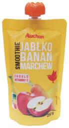 Auchan - Smoothie jabłko. banan. marchew