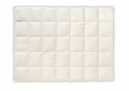 Kołdra puchowa 90% 135x200 Silver ciepła 1100g biała