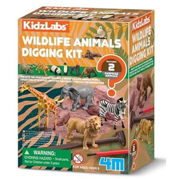 4M KidzLabs zestaw do wykopania dzikich zwierząt, 2