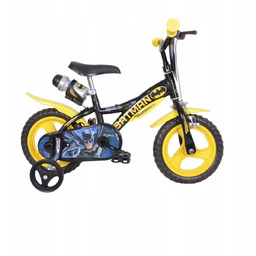 Rower dziecięcy DINO BATMAN, 12 cali [Kolor Czarny,