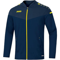 JAKO Champ 2.0 męska kurtka prezentacyjna, granatowa/ciemnoniebieski/neonowy żółty,