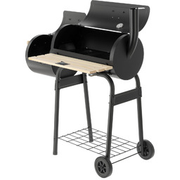 LUND Grill węglowy z wędzarnią, ruszt 60x30 cm