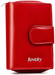 Mały portfel damski ze skóry naturalnej - Rovicky