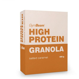 GymBeam Granola wysokobiałkowa 400 g słony karmel