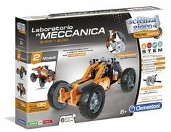 Clementoni, Laboratorium Mechaniki, zabawka konstrukcyjna Łazik i Quad