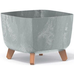 PROSPERPLAST Doniczka Gracia Square DGQL400E-422U 25L Szary