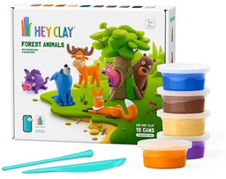 Hey Clay - Zwierzęta leśne + akcesoria -