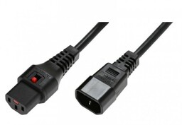 Digitus Kabel przedłużający zasilający blokada IEC LOCK 3x1mm2