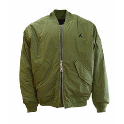 Kurtka męska bomberka Air Jordan Essentials Renegade Oliwkowa