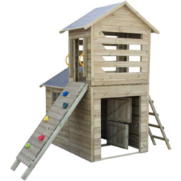 Domek Robert ze ścianką wspinaczkową