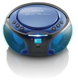 Lenco SCD-550 Bluetooth Niebieski Radioodtwarzacz CD