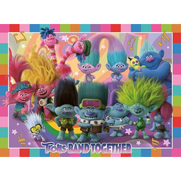 Ravensburger Kinderpuzzle 13390 - Die Trolls-Band - 100